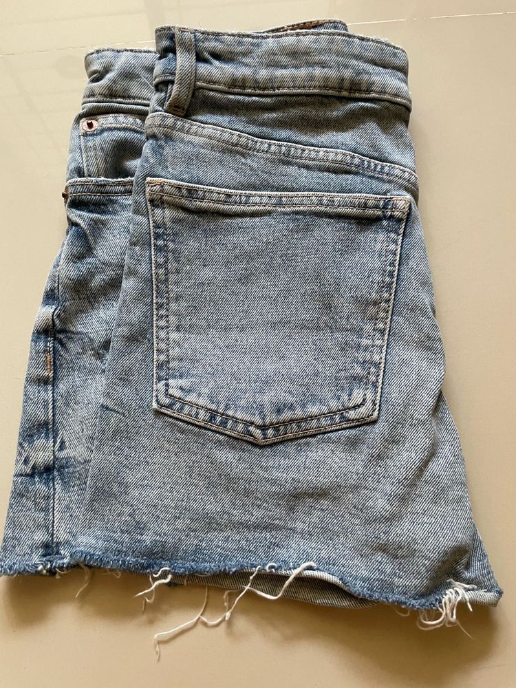 Zara Denim beach shorts