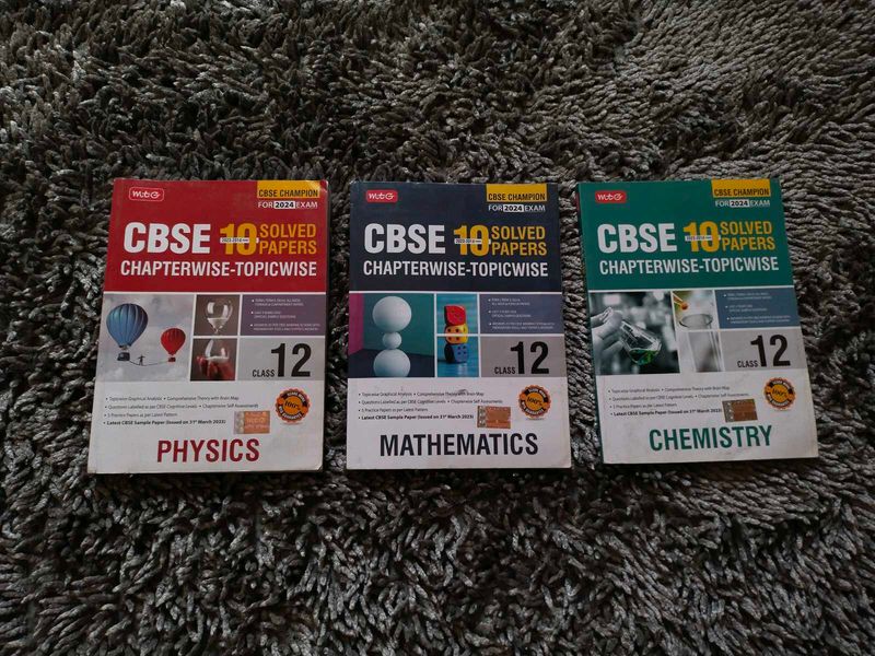 CBSE Class12 Solved Papers - Phy, Chem,maths