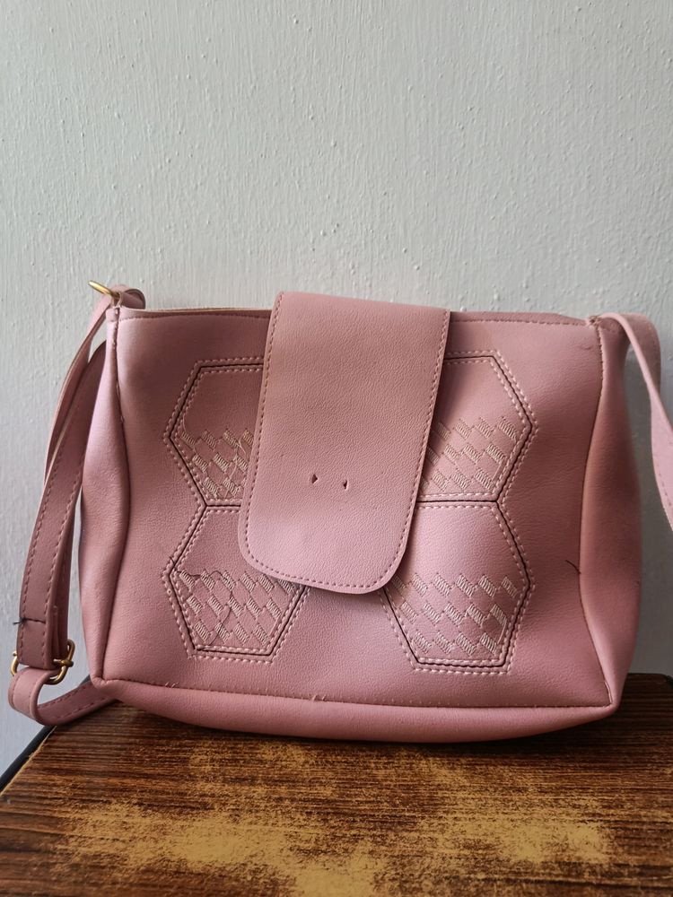 Pink Sling Bag
