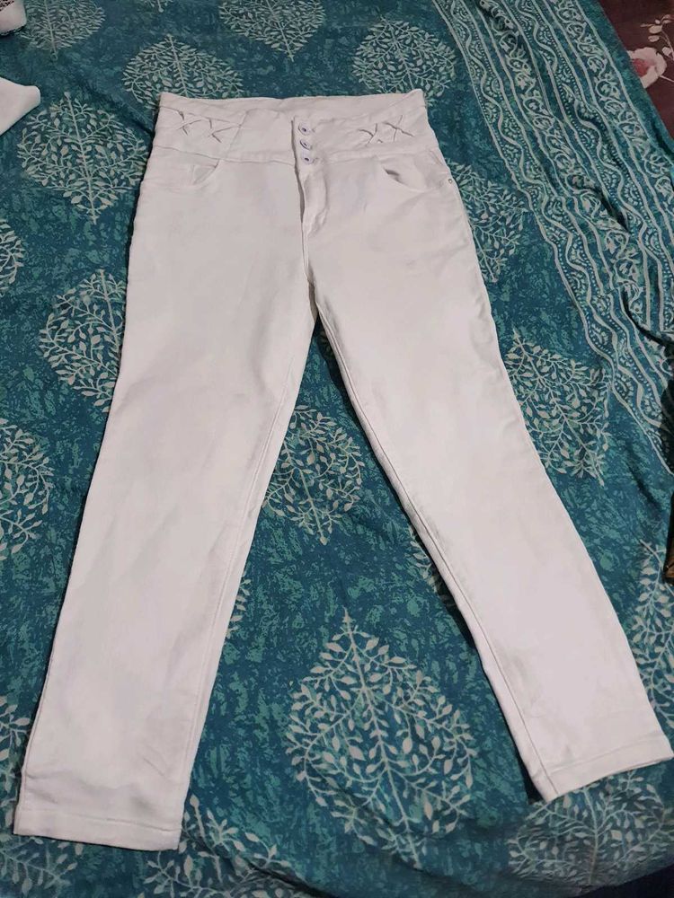 Women White Jeans
