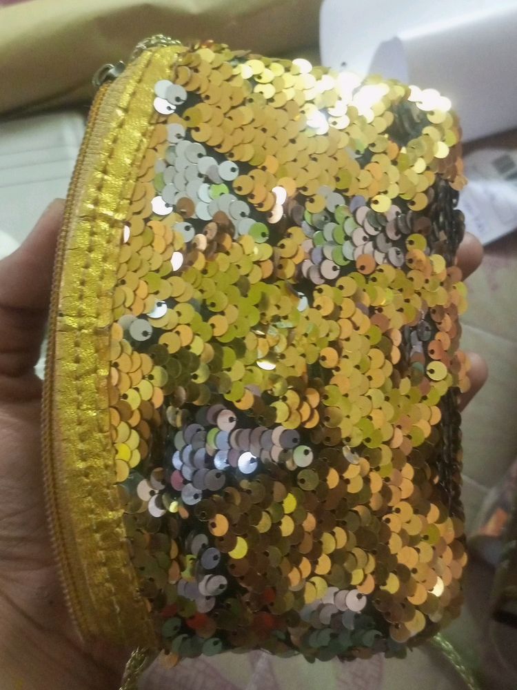 Mini Sequence Sling Bag