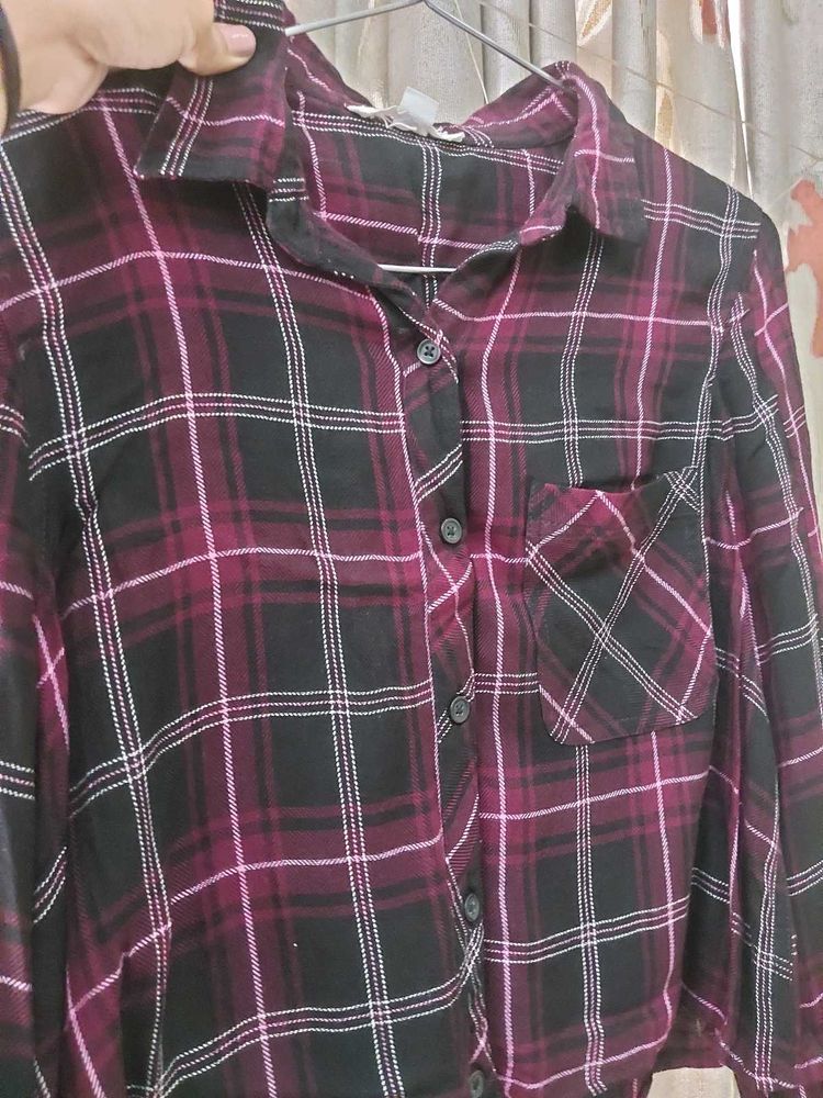 Plaid Flannel Shirt