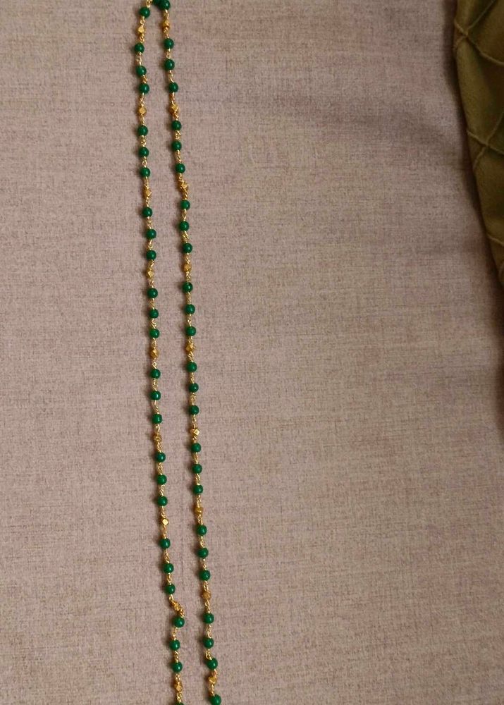 Green Beaded Necklace