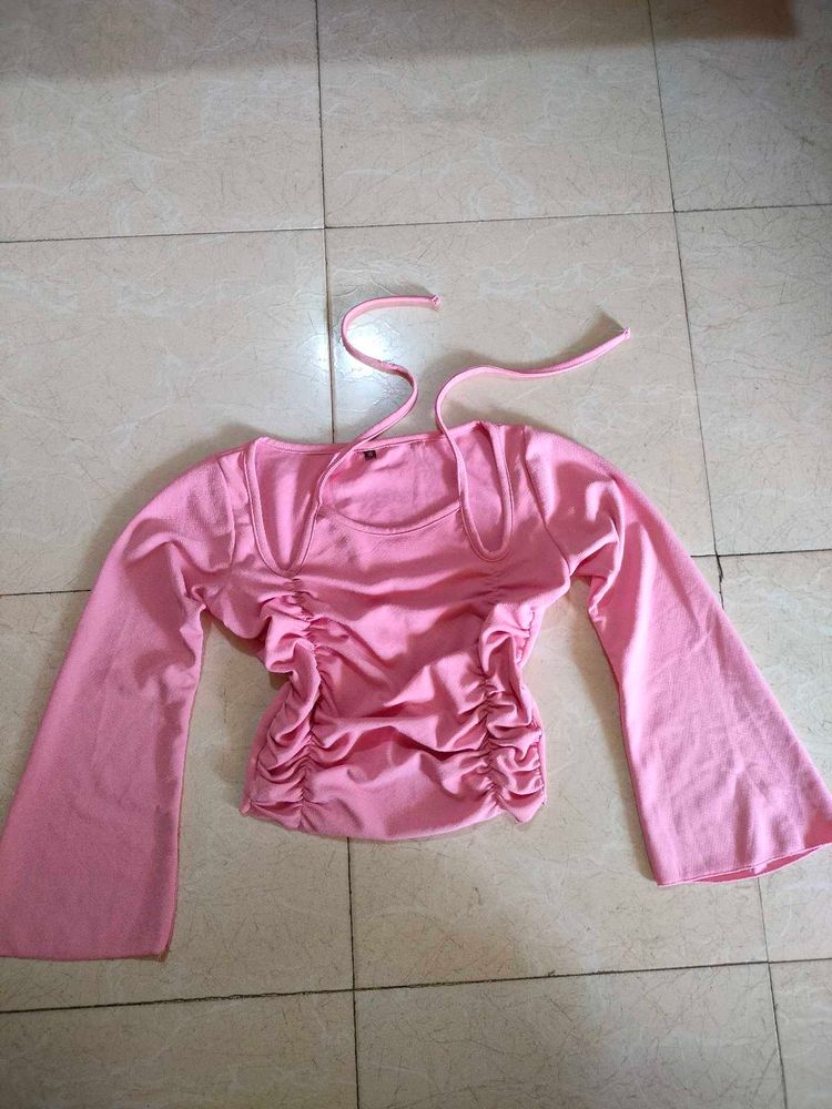 Y2k Pink Fitted Top💕🦄💗🌸🦩
