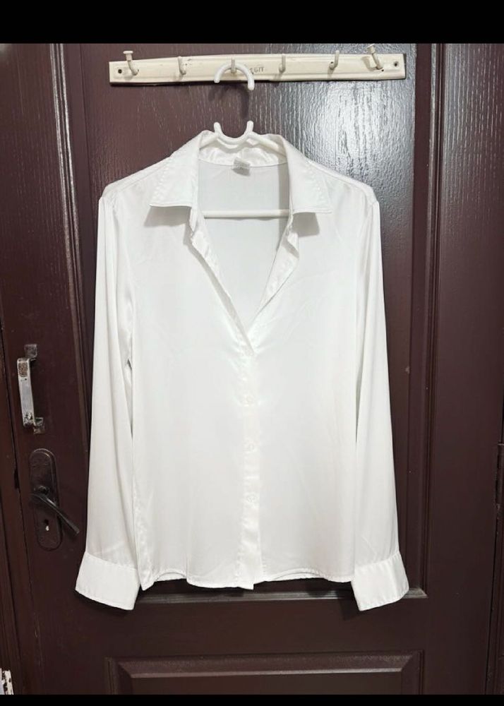 White Long Sleeve Blouse