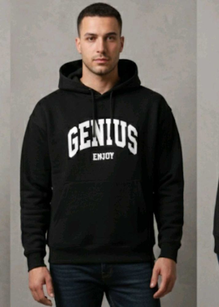 Sale🎊🎆🎄🎉Genius Graphic Black Hoodie