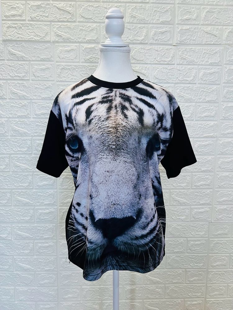 Tiger Printed Regular Tee