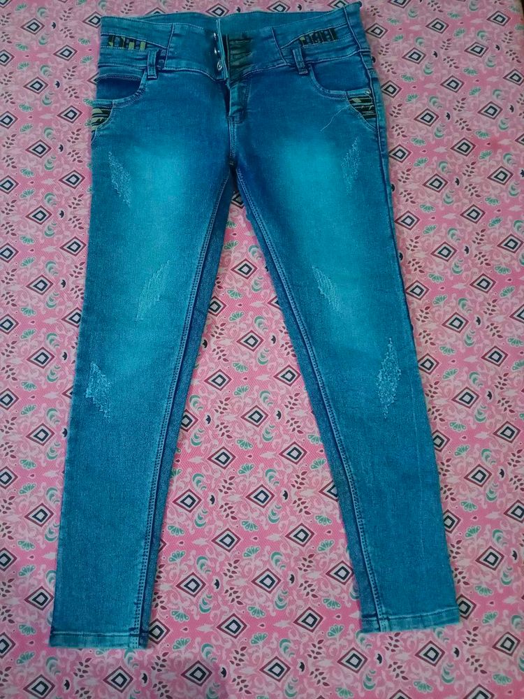 Stylish Blue Denim Jeans