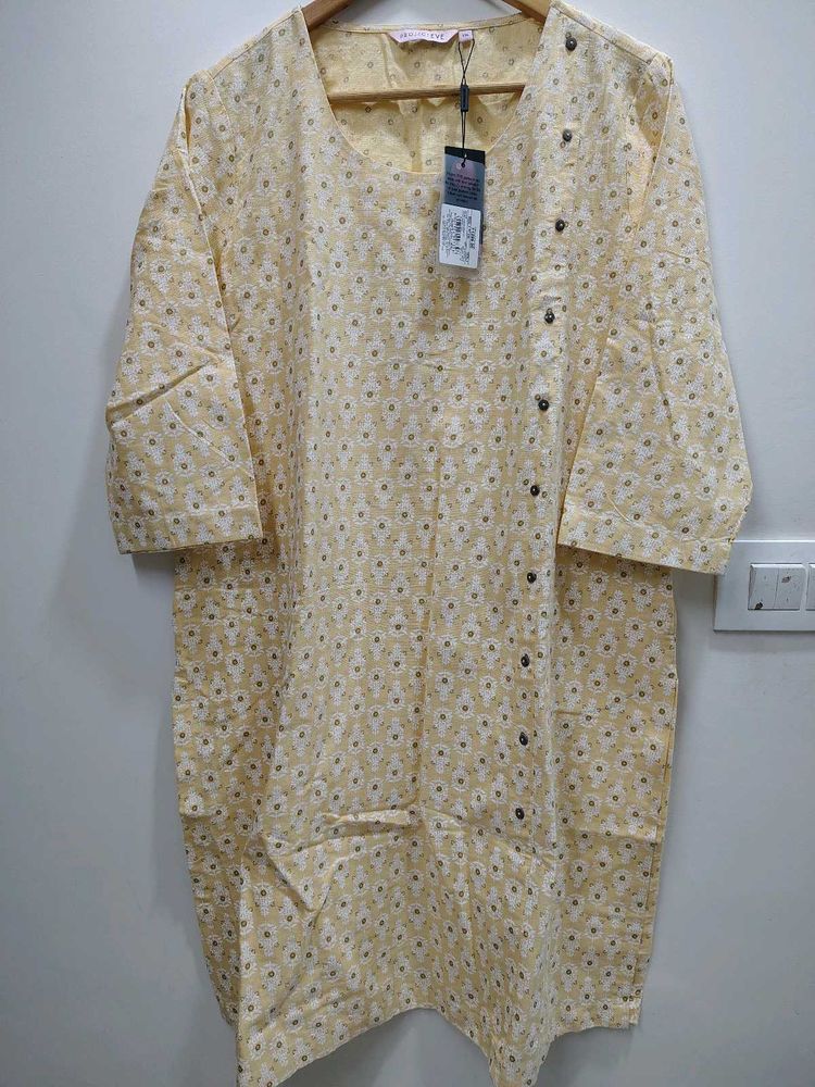 BRAND NEW YELLOW KURTA XXL