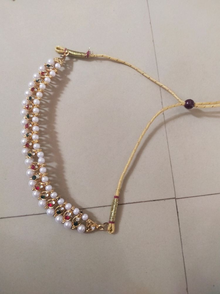 Moti Choker Necklace Designs For Girls