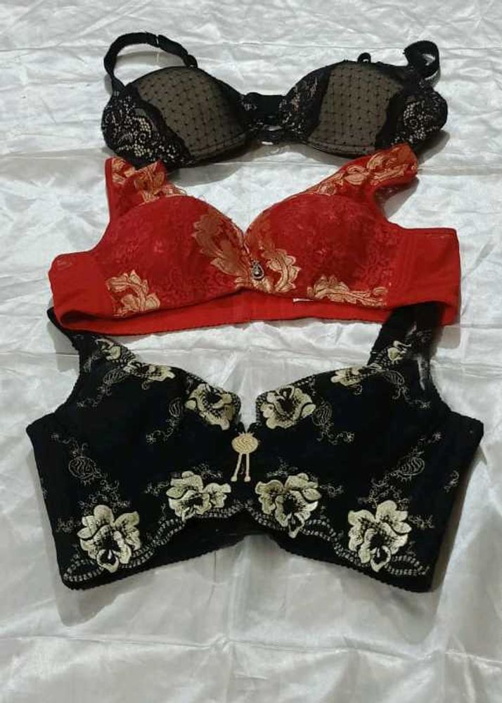 Combo For Stylish Bra ❤️🖤❤️