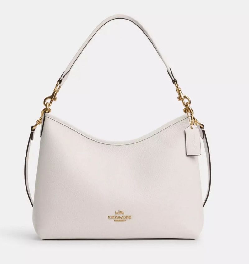 Coach Laurel Shoulder Bag White New With Tags