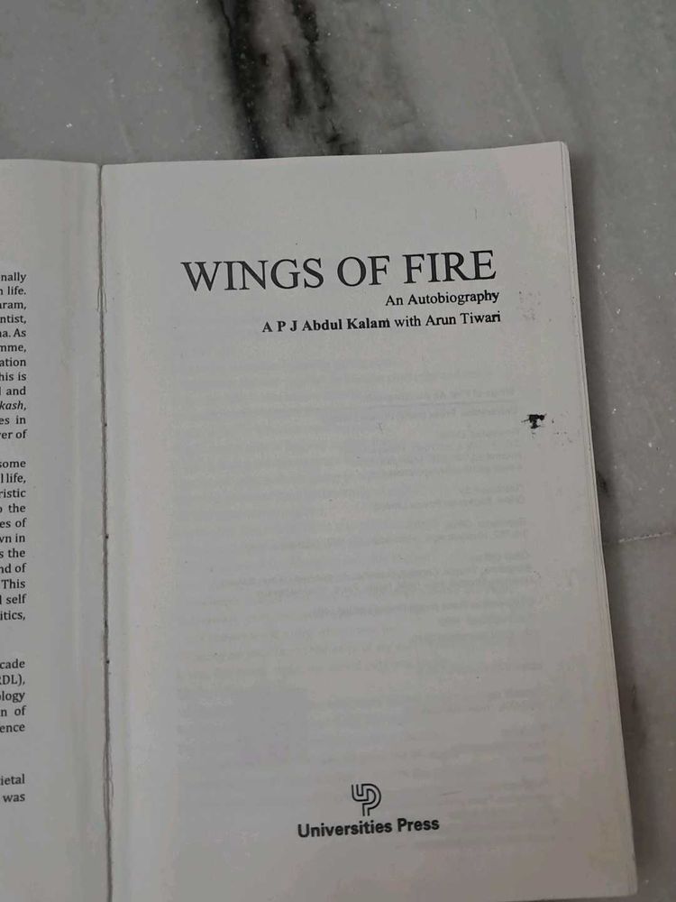 Wings of Fire Autobiography