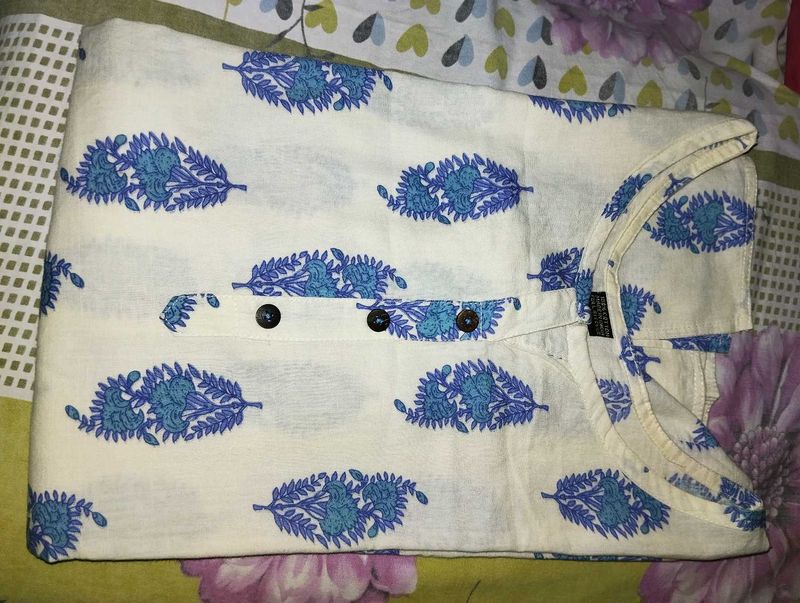 Floral Print Kurta
