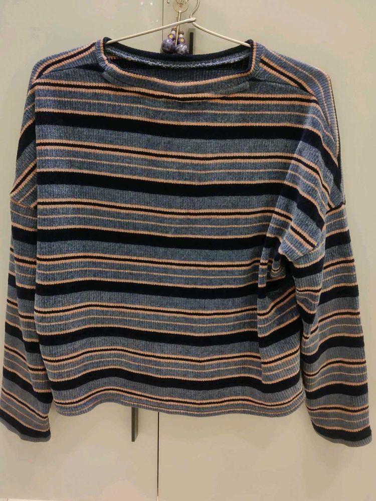 Striped Knit Top