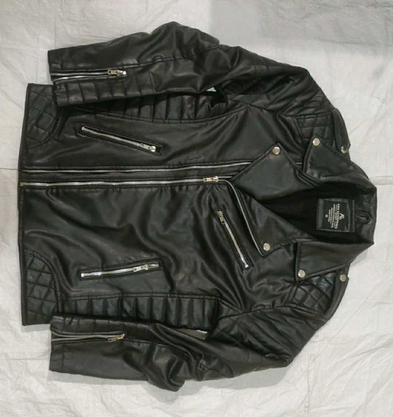 Stylish Black Leather Jacket