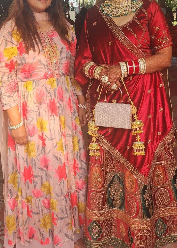 DESIGNER KURTI WITH FLAIR SKIRT