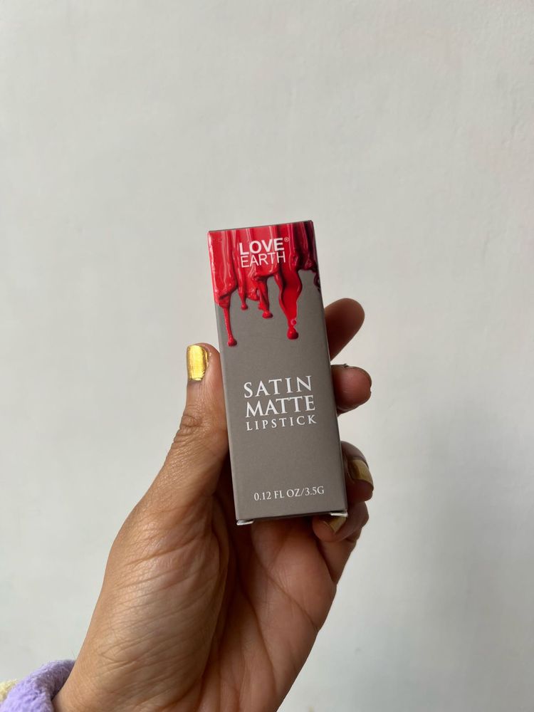 Love Earth Satin Matte Lipstick