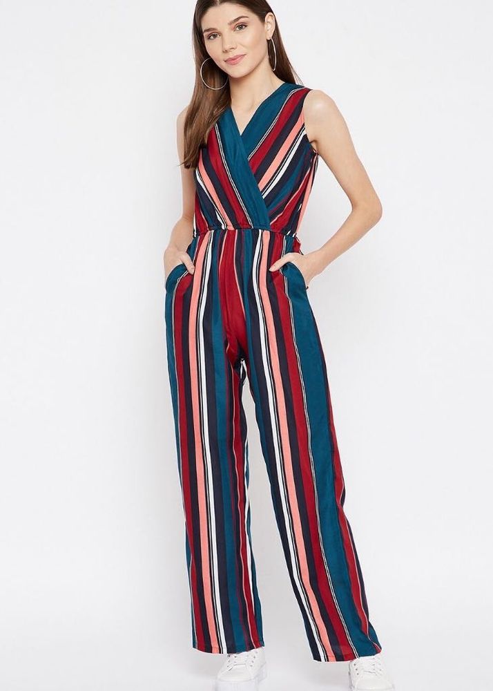 Striped Jumpsuit