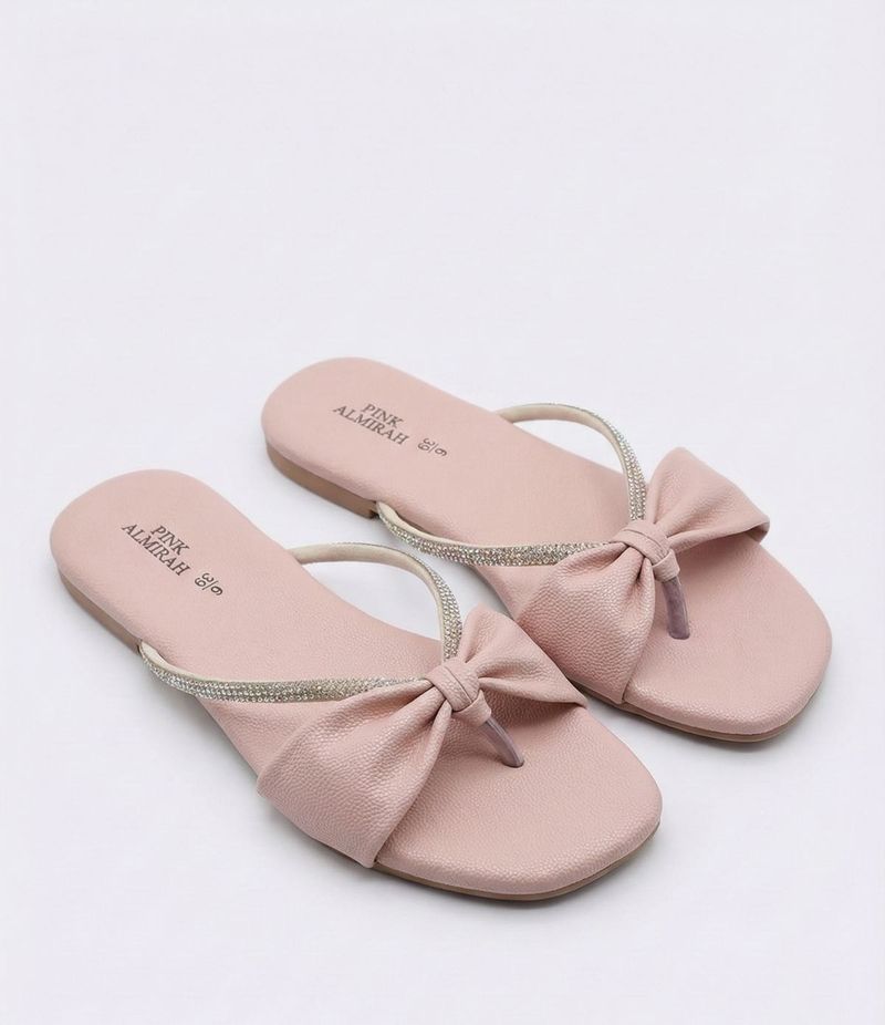 Pink Bow Flats