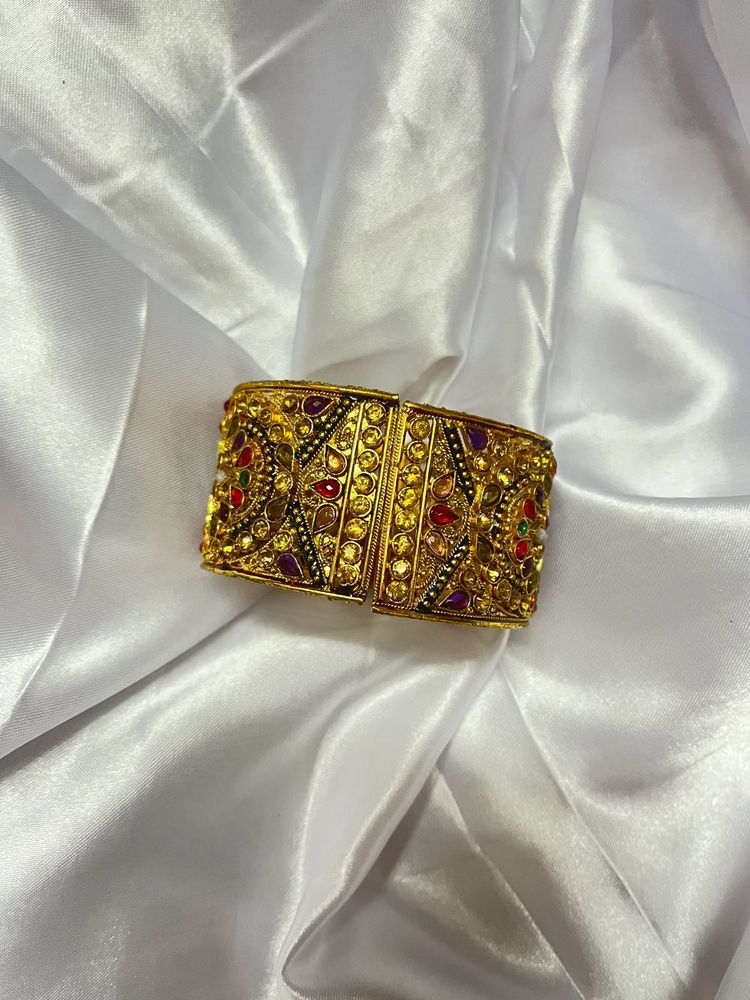 Gold covered bracelet
