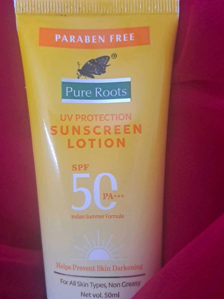 Unused Sunscreen SPF 50++ (Pure Roots)