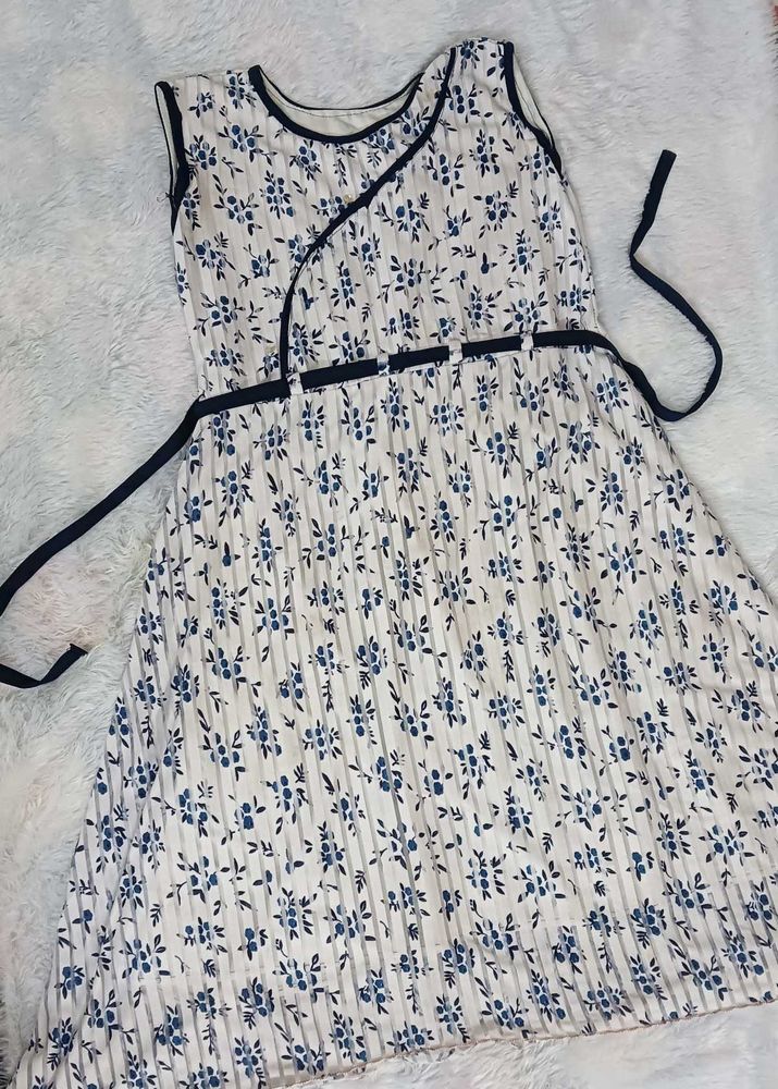 Floral Print Wrap Dress
