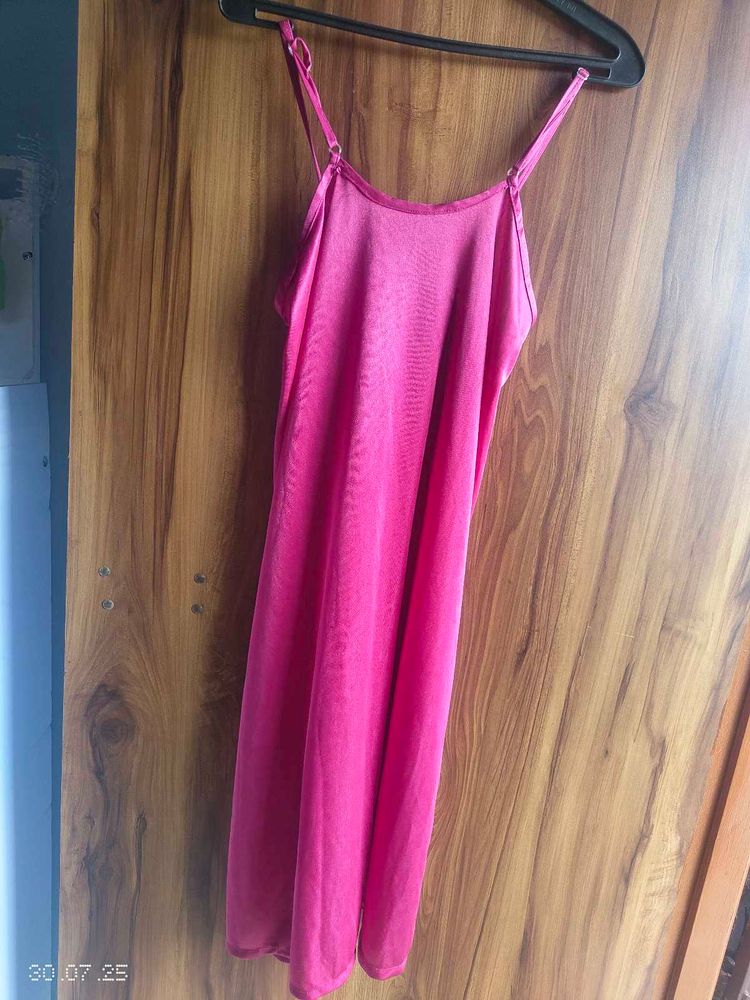 Pink Slip Dress