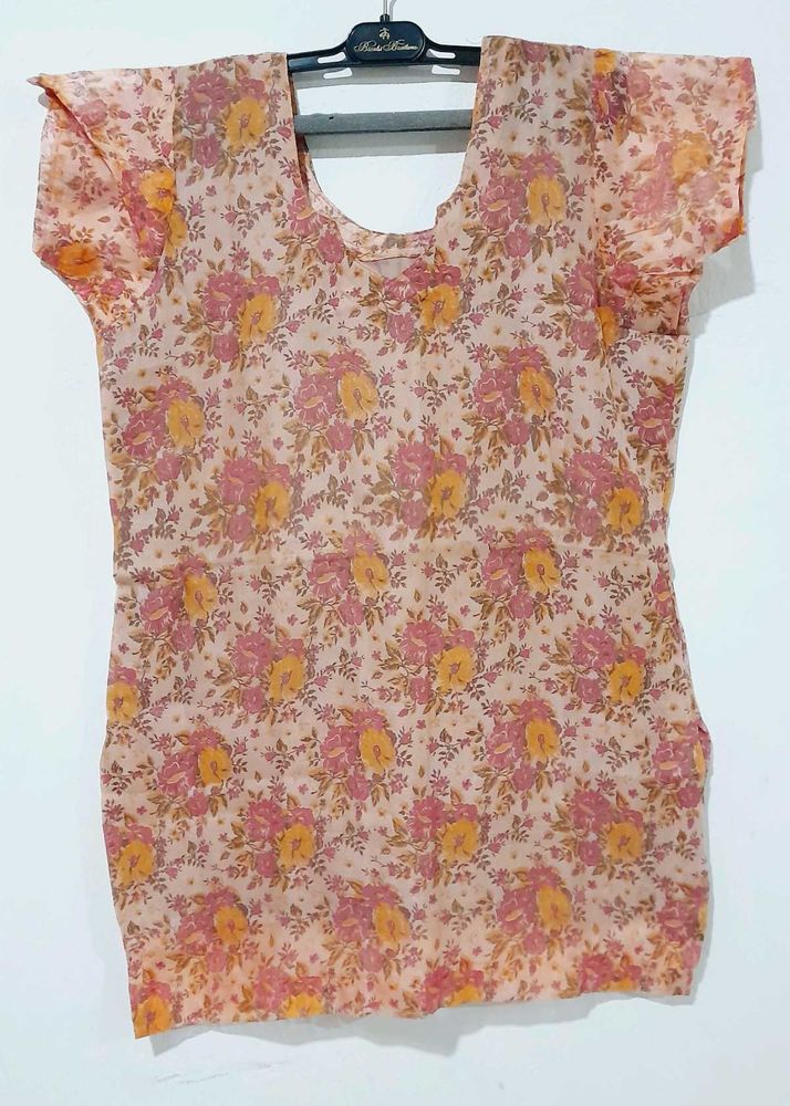 Floral  Short Kurti
