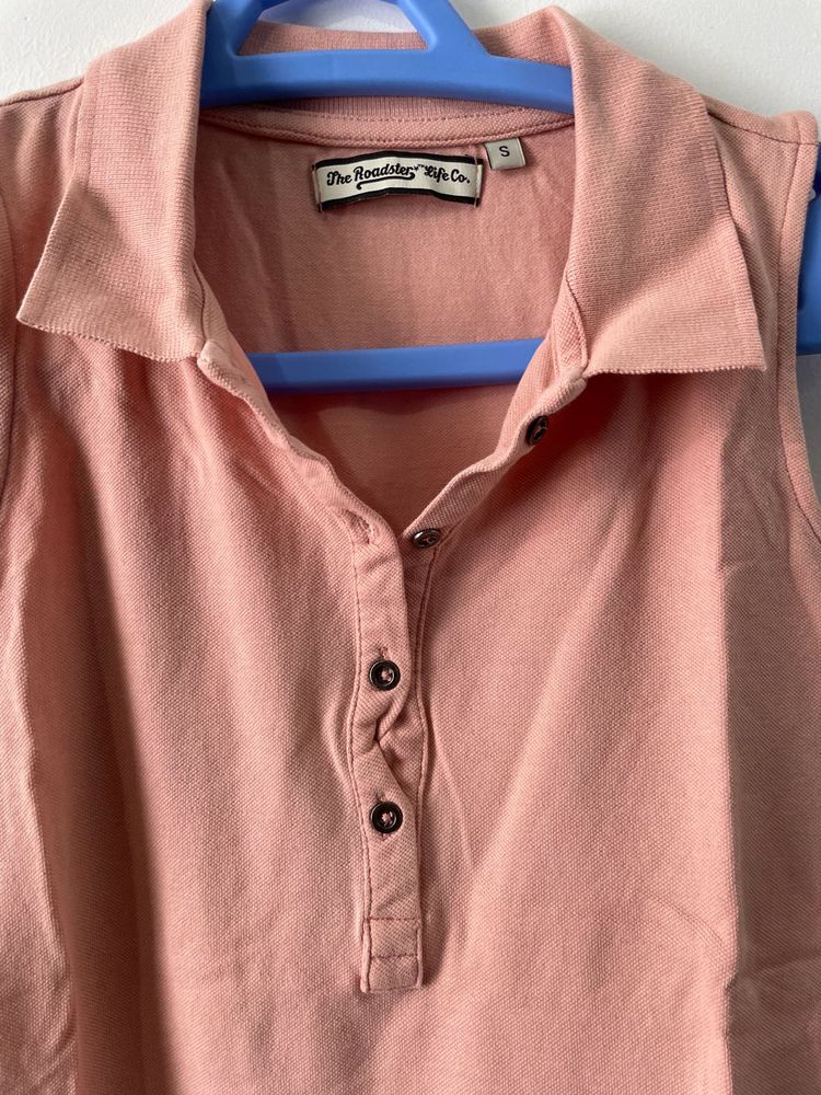 Sleeveless Polo Tshirt