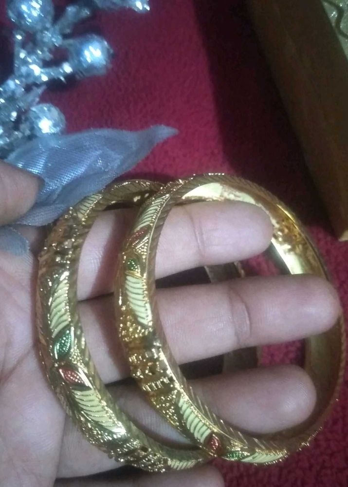 Gold Plated Bangles