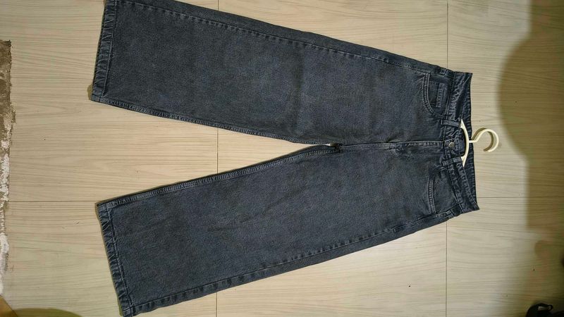 Wide Leg Black Jeans