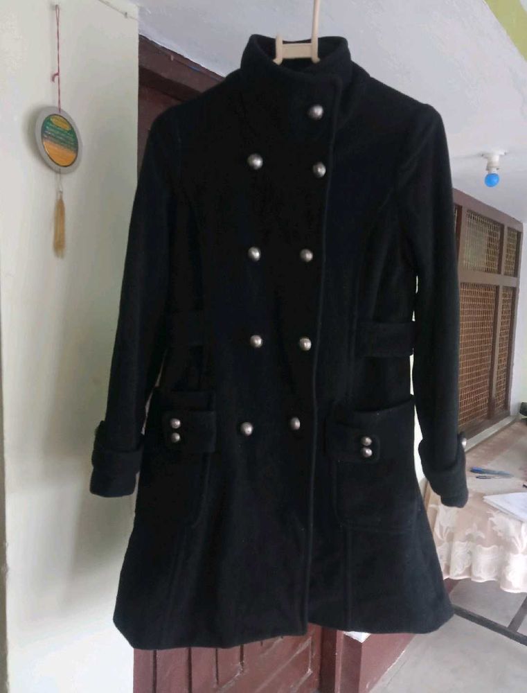 Very Warm Elegant Black Coat