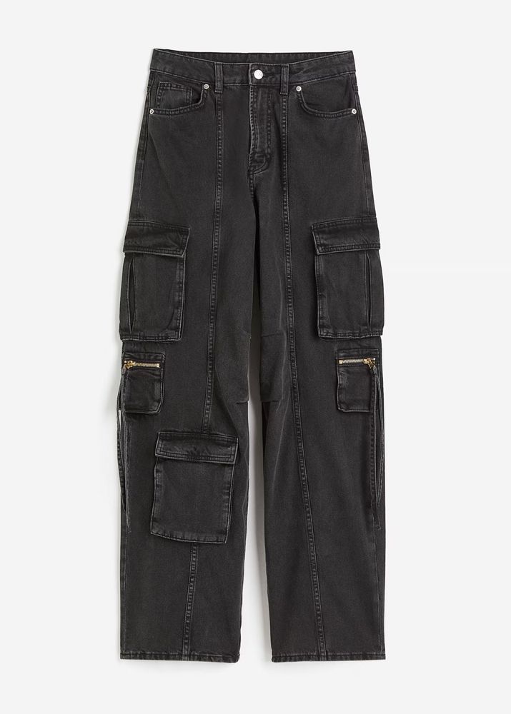 H&amp;M Wide Cargo Trousers
