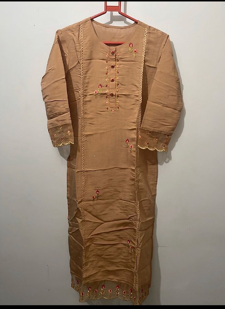 Embroidered Kurta Suit Set