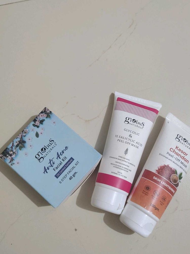 Facial Kit With Two peel Off Mask