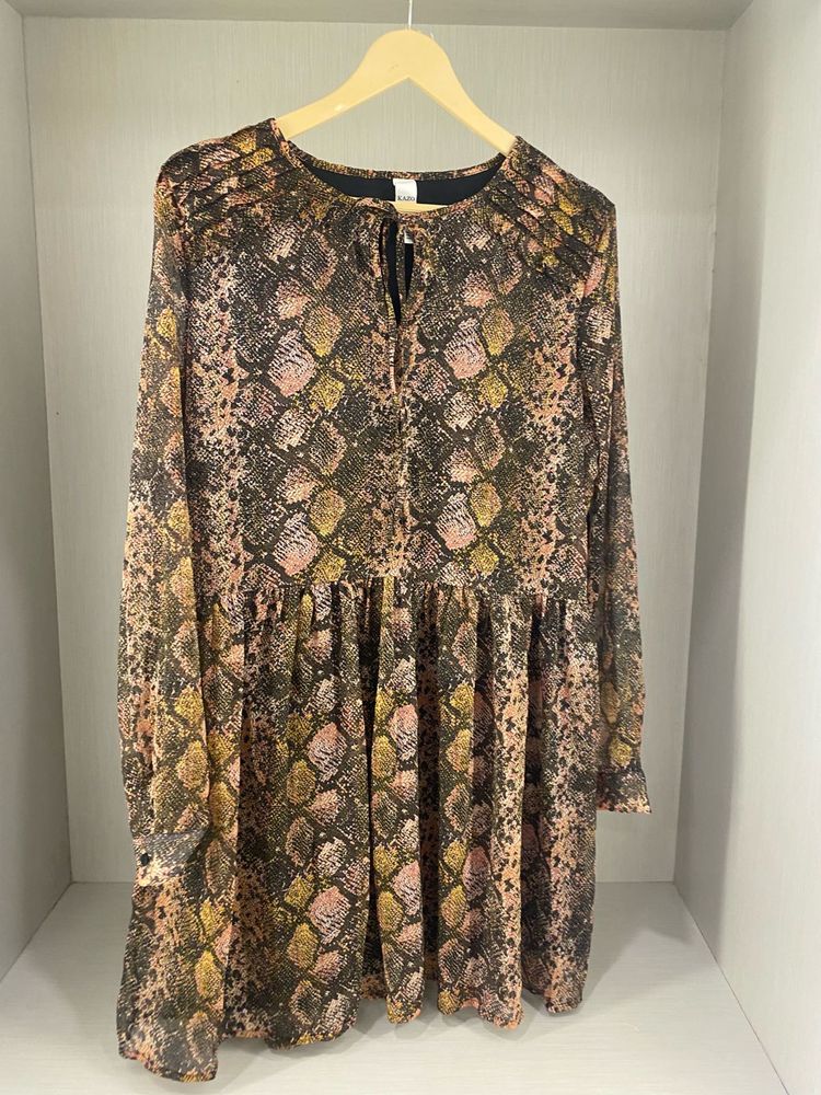 Multicolour Printed Dress