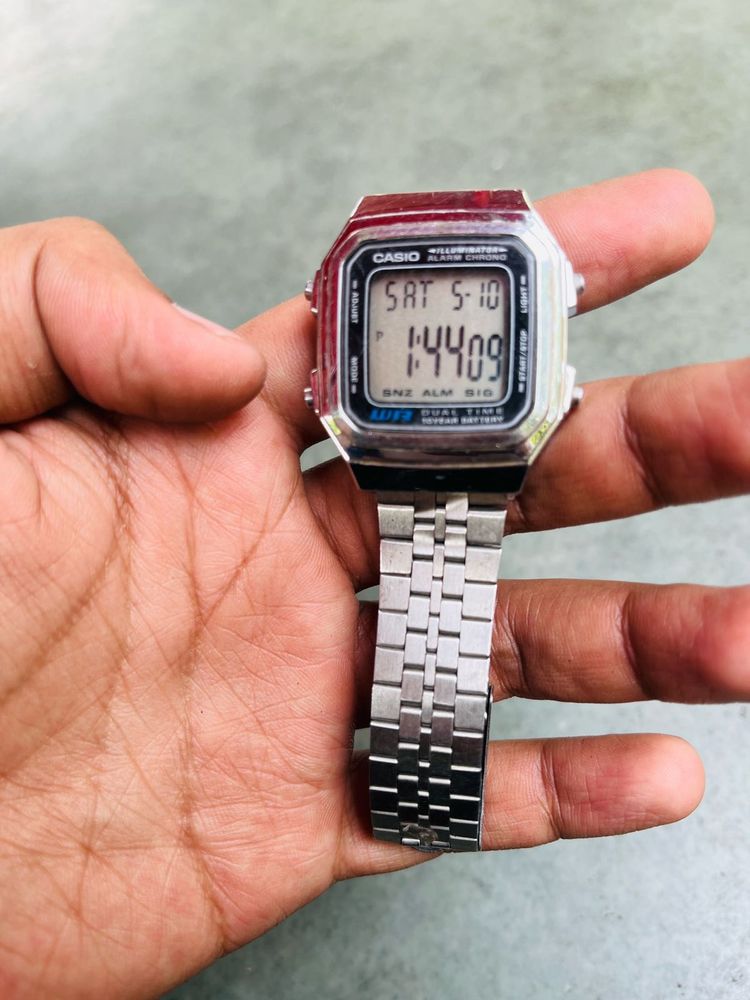Casio Vintage A178W -1A Dual Time Watch