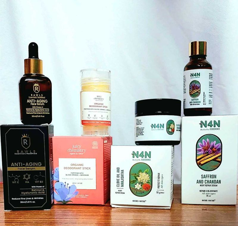 Skincare Combo(2×serum, Cream, Deodorant)