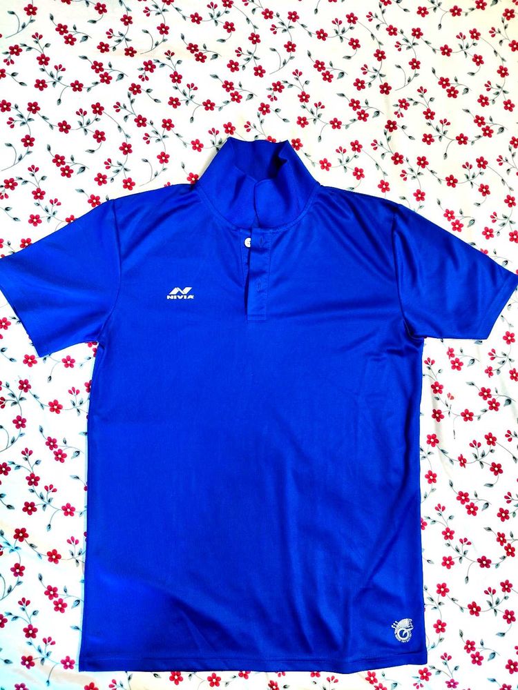 NIIVIA Blue Polo Shirt