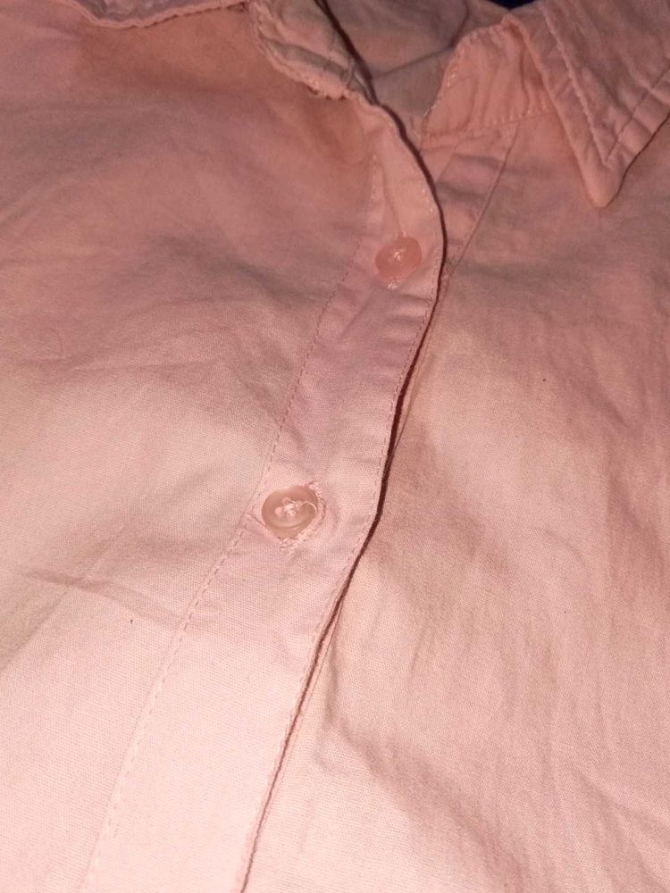 Pink Formal Shirt For Women ✨