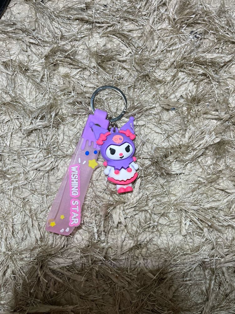 Cute Kuromi Cartoon Keychain
