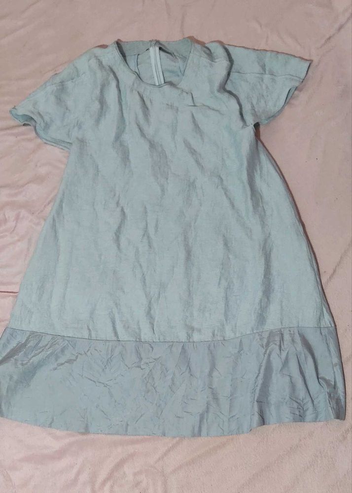 Bluish Grey Korean Unused Dress
