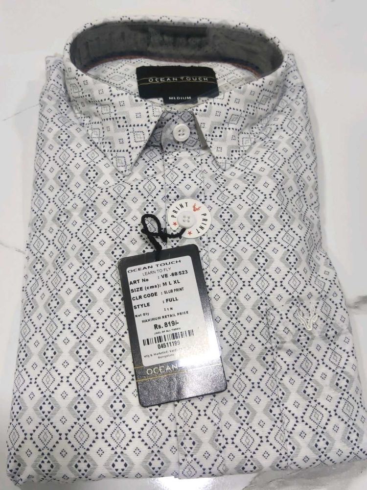 Ocean Touch Printed Shirt