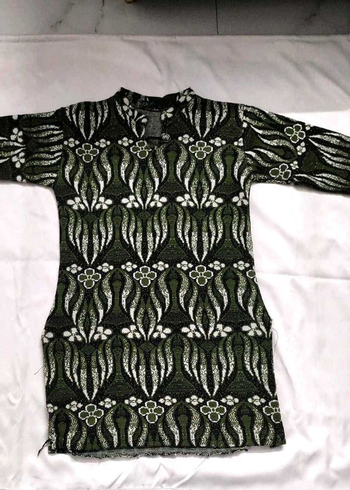 Patterned Knit Dress