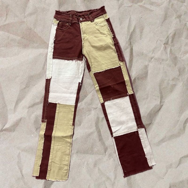 Patch-work Jeans Women