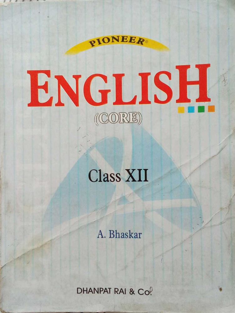 Pioneer English Core Book For Class 12th