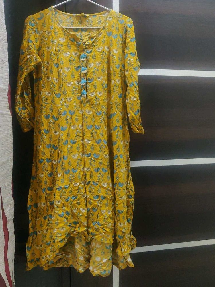 Floral Print Kurta
