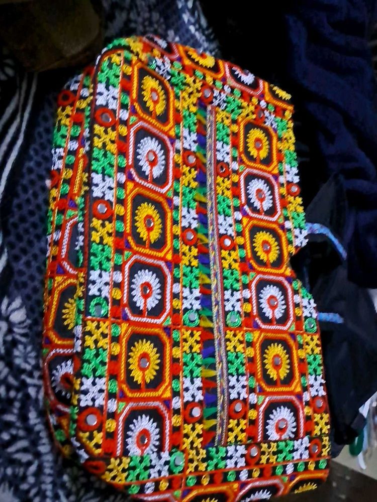 Women Embroidered Rajasthani Tote Bag New