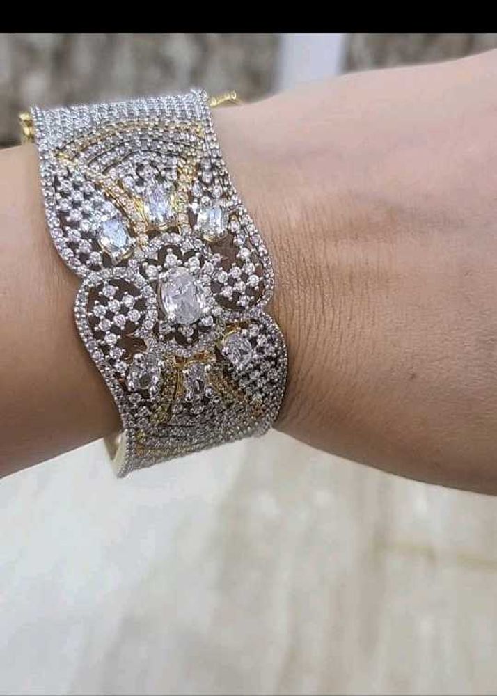 American Diamond Elegant Cuff Bracelet